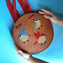 Load image into Gallery viewer, spisidda design borsa di legno artigianale fatta a mano big bag
