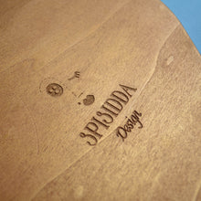 Carica l&#39;immagine nel visualizzatore di Gallery, spisidda design borsa di legno artigianale o cuore mio
