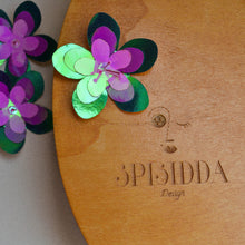 Carica l&#39;immagine nel visualizzatore di Gallery, spisidda design borsa di legno artigianale vide cor meum
