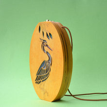 Carica l&#39;immagine nel visualizzatore di Gallery, spisidda design borsa di legno artigianale fatta a mano airone
