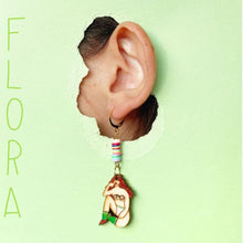 Carica l&#39;immagine nel visualizzatore di Gallery, Spisidda Design - Orecchini di legno Body Positive - Flora
